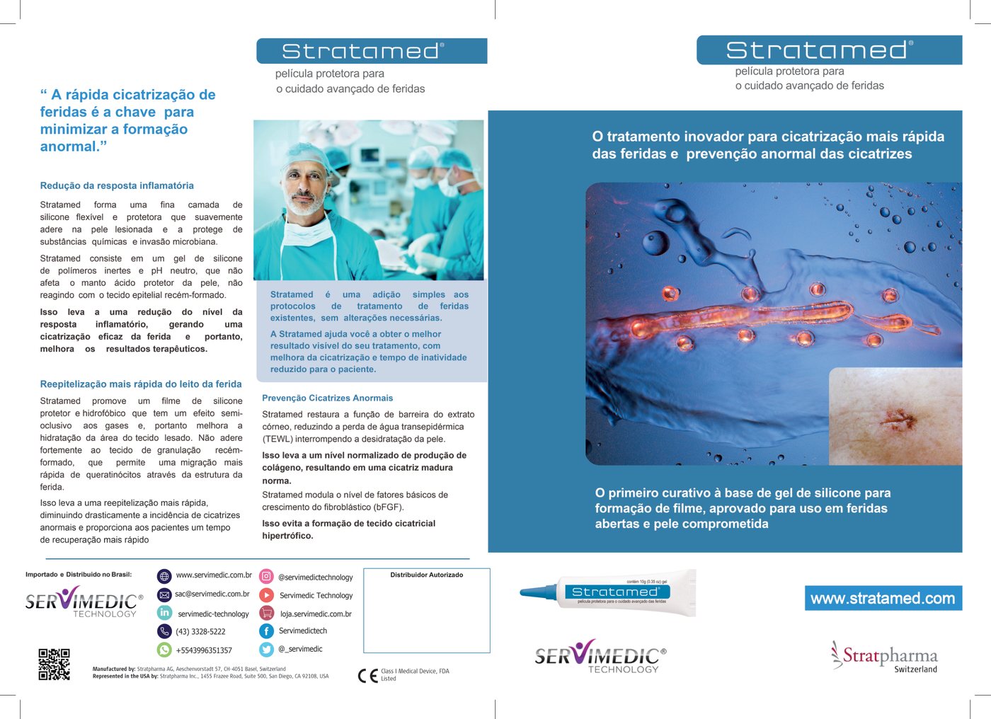 Stratamed — Divulgação Médica (frente)