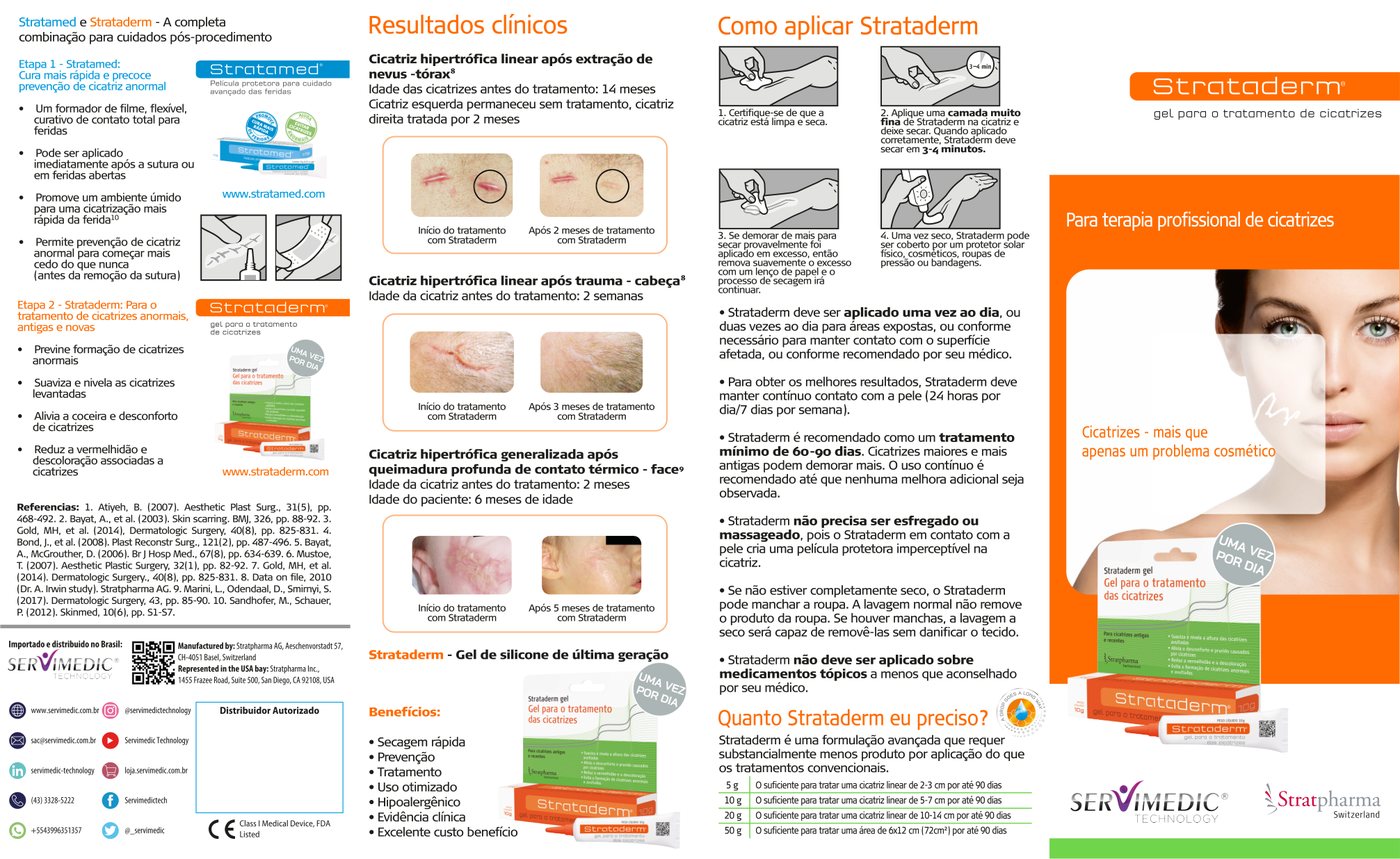 Brochura Strataderm — frente